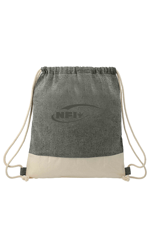 Recycled Cotton Drawstring Bag